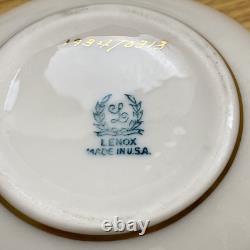 10 Vintage Lenox Golden Wreath Cream Soup Bowls