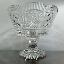 10 Waterford Crystal Georgian Master Cutter Footed Scalloped Centerpiece Bowl