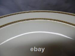 11 Minton R Briggs Boston Bone China Gold Encrusted Band Rimmed Soup Bowls 9.5