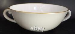 12 Vignaud Limoges Soup Bowls and Underplates Simple But Elegant