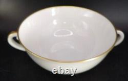 12 Vignaud Limoges Soup Bowls and Underplates Simple But Elegant