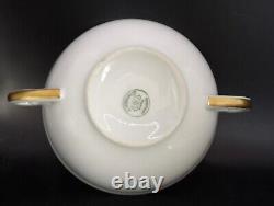 12 Vignaud Limoges Soup Bowls and Underplates Simple But Elegant