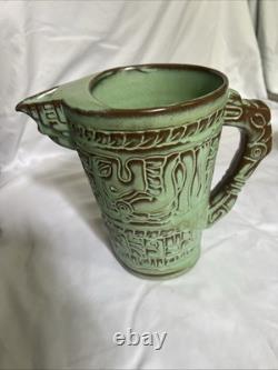 14 Piece Frankoma Pottery Set, Rim Is Chipped On One Bowl, No Other Flaws Found