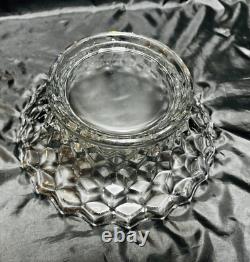 17 ½ Fostoria Punch Bowl, Stand (Also A Serving Bowl) & 12 Cups