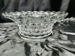 17 ½ Fostoria Punch Bowl, Stand (Also A Serving Bowl) & 12 Cups