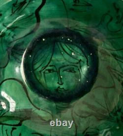 1947 Boris Chatman Mid Century Modernist Expressionist Pottery Bowl Signed