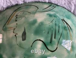 1947 Boris Chatman Mid Century Modernist Expressionist Pottery Bowl Signed