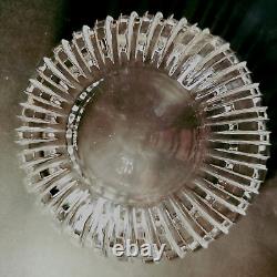 1 (One) TIFFANY & CO ATLAS LARGE CENTERPIECE BOWL Lead Crystal-Signed RETIRED