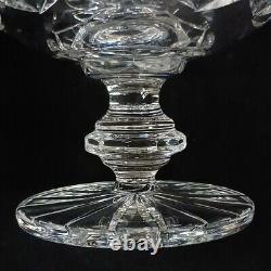 1 (One) TIPPERARY DOVE HILL Cut Lead Crystal Centerpiece Pedestal Bowl-Signed