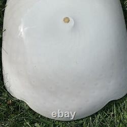 20 inch Fratelli Toso Copper Aventurine Fruit Bowl Murano Art Glass MCM Dish