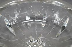 20th Century Floral Pattern Clear Cut Crystal & 800 European Silver Rim Bowl