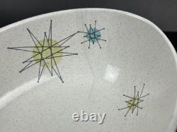 2 Franciscan Atomic Starburst Serving Dish / Bowls 8 Plus MCM Mid Century