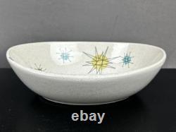 2 Franciscan Atomic Starburst Serving Dish / Bowls 8 Plus MCM Mid Century