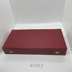 (2) Vintage Cartier Crystal Fruit Bowls In Original Red Cartier Box
