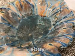 3 Crystalline Glaze Pottery Bowls2 Edgecomb Potters + Kent Folette signed