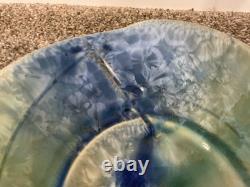 3 Crystalline Glaze Pottery Bowls2 Edgecomb Potters + Kent Folette signed