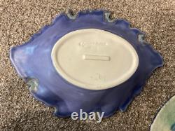 3 Crystalline Glaze Pottery Bowls2 Edgecomb Potters + Kent Folette signed
