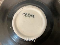 3 Crystalline Glaze Pottery Bowls2 Edgecomb Potters + Kent Folette signed