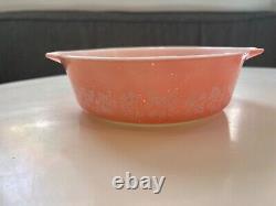 3 Pink Pyrex GOOSEBERRY Cinderella Casserole Bowls Excellent Condition