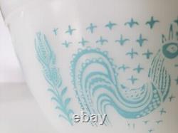 3 Three Vintage PYREX BUTTERPRINT Mixing Bowls, Lot 403-402-401