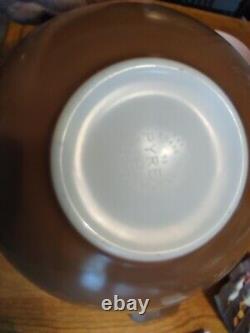 4PC Pyrex Early American Cinderella Mixing Nesting Bowls 441 442 443 444 MINT