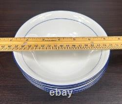4 Nice Seltmann Weiden Bavaria Rainbow Blue 6 1/4 Cereal Soup Salad Bowls