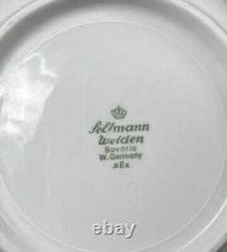 4 Nice Seltmann Weiden Bavaria Rainbow Blue 6 1/4 Cereal Soup Salad Bowls
