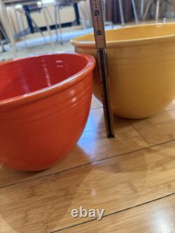 4 Piece Set Of Vintage Fiestaware Mixing Bowls