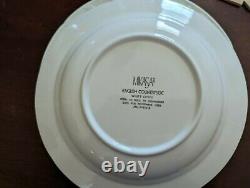 4 RARE Mikasa English Countryside White Individual Pasta Dinner Bowls 10 1/2