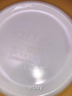 4 Vintage Pyrex Butterfly Gold Sunflower Daisy Cinderella Nesting Mixing Bowl