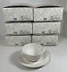 6 Mikasa English Countryside FLAT CREAM SOUP BOWL & SAUCER Set New in Box