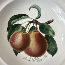 6 Portmeirion Pomona 8 Rimmed Soup Bowls Plum Pear Apple Cherry Peach Apricot