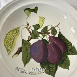 6 Portmeirion Pomona 8 Rimmed Soup Bowls Plum Pear Apple Cherry Peach Apricot