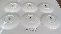 6 WEDGWOOD BIANCA WILLIAMSBURG 2pc Cream Soup Bowl & Saucer sets England (12pc)