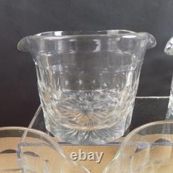 8 Antique Anglo Irish Cut Glass Wine Rinser Bowls