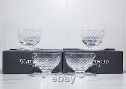 8 Fine WATERFORD Crystal Colleen Cut Dessert Grapefruit Bowls In Original Box