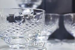 8 Fine WATERFORD Crystal Colleen Cut Dessert Grapefruit Bowls In Original Box