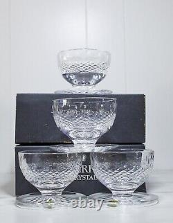 8 Fine WATERFORD Crystal Colleen Cut Dessert Grapefruit Bowls In Original Box