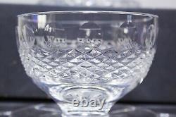 8 Fine WATERFORD Crystal Colleen Cut Dessert Grapefruit Bowls In Original Box