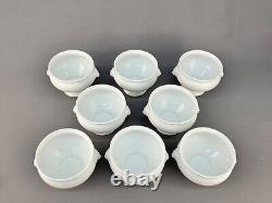 8 Limoges France White Porcelain Lion Head Soup Bowl 4 5/8 Mint