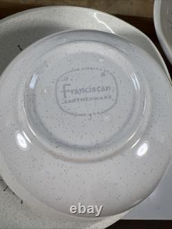 9 Piece Set Vintage Franciscan Pottery Starburst Atomic MCM