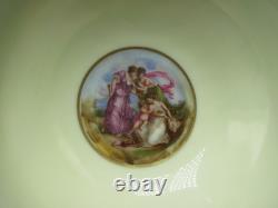 9 Royal China Limoges French Porcelain Gold Encrusted Cream Soup Bowl Cup Saucer