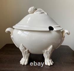 ANTHROPOLOGIE BEAST'S FEAST Claw Foot Tureen & Lid Italy VGUC