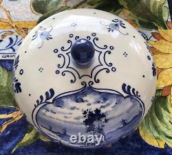 A Dutch Delft Covered Bowl. # 1436