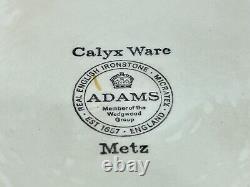 Adams Calyx Ware Metz Ironstone Wedgewood Micratex 10-3/4 Round Salad Bowl