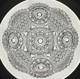 American Brilliant Clark Heroine Variant Cut Glass 8 3/4 Low Bowl