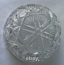 Antique American Brilliant Period ABP Cut Glass Bowl Excellent Condition
