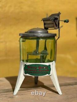 Antique Hoge's MFG Busy Betty Depression Glass Washing Machine No. 354