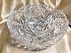 Antique Libbey Signed ABP Cut Crystal Large Bowl 9 1888-1920s 4.88 lbs