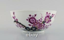 Antique Meissen large soup bowl in hand-painted porcelain